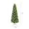 7.5ft. Pre-Lit Glenwood Slim Realistic Artificial Christmas Tree, Warm White LED Lights by Ashland®